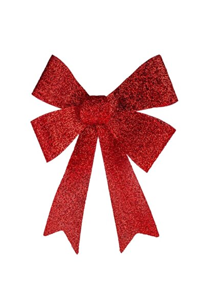 MYONNA IT & E- COMMERCE Χριστουγεννιάτικος Διακοσμητικός Φιόγκος, με Γκλίτερ,...