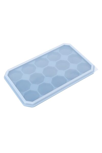OEM Silicone ice cube tray with 15 grids and included lid