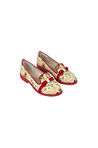 JustBow Γυναικεία παπούτσια με τυπωμένο πολύχρωμο σχέδιο