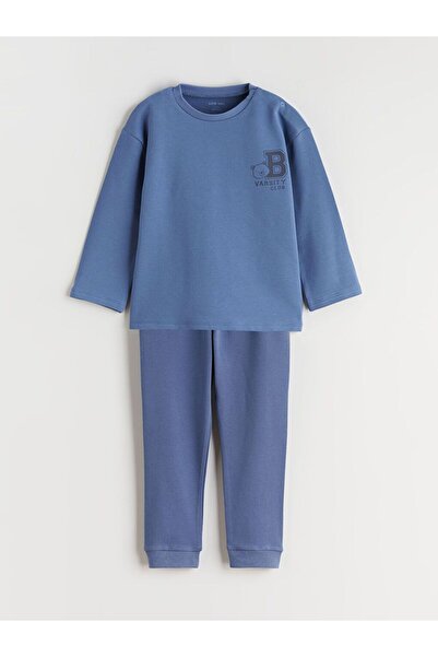 LC Waikiki Lcw Baby Crew Neck Baby Boy Sweatshirt and Sweatpants