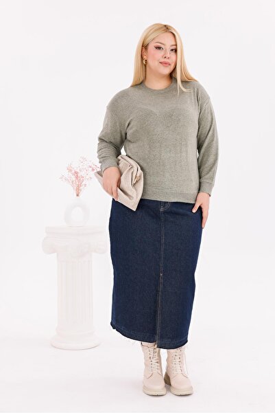 Siyezen Large Size Soft Lycra Sweater