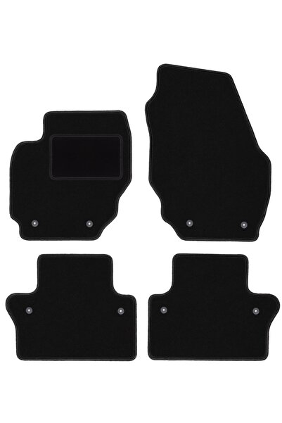 Wielganizator Covorașe auto din velur negru pentru: Volvo XC70 III break (200...