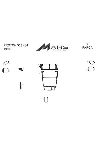 Marscockpitdesign غطاء كونسول توربيدو لسيارة بيجو بارتنر بيرلينجو 2008، 40 قطعة