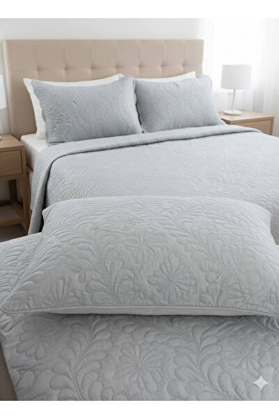Genel Markalar ULTRASONİK KAPİTONELİ ÇİFT KİŞİLİK YATAK ÖRTÜSÜ (2 ADET 60X80 YASTIK KILIFI DAHİL)