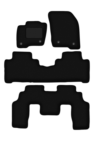 Autoalorria Covorașe auto din velur pentru: Ford S-MAX MK2 cu 7 locuri (2015-)