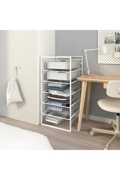 IKEA Storage Combination, White, 50x51x104cm