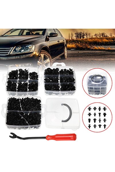 All Set de 625 cleme universale de montare auto cu extractor inclus