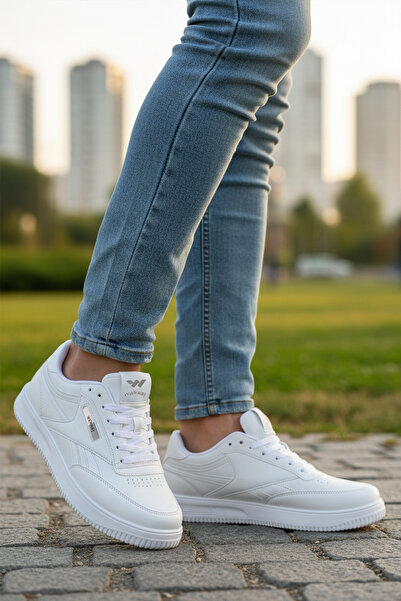 WALKWAY White Lace-Up Light Skin Men's Sports Shoes Marlow m