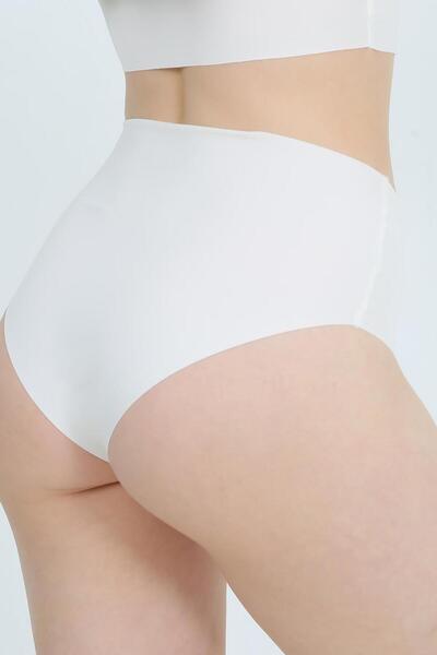 REN Chiloți de bază cu talie înaltă, tăiați cu laser, pachet de 6