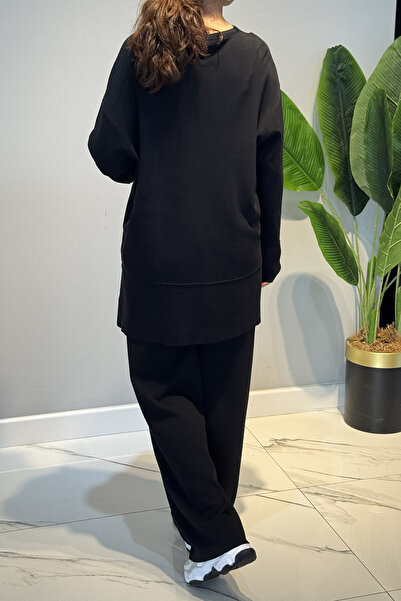 Lale Butik Basic Knitwear Set 36211 Black