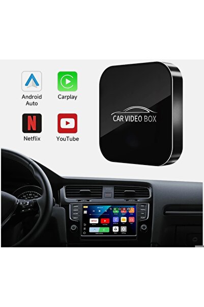 S Spiface Kablosuz Carplay & Android Auto 3-ü-1 UyumluArada Multimedya Kutusu...
