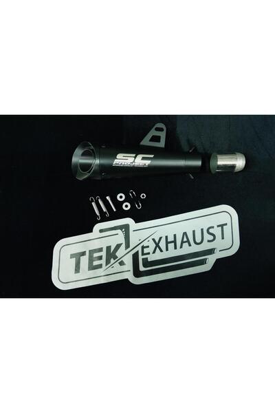 Tek Exhaust SC Project Tüp Egzoz – Siyah