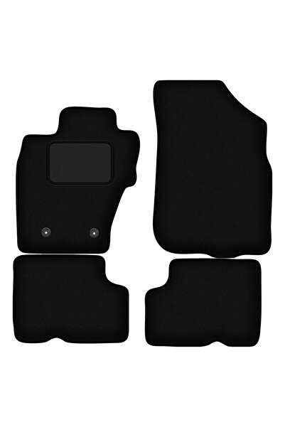 Autoalorria Covorașe auto din velur pentru: Dacia Duster I 4WD SUV (2010-2018) - Negru Grafit