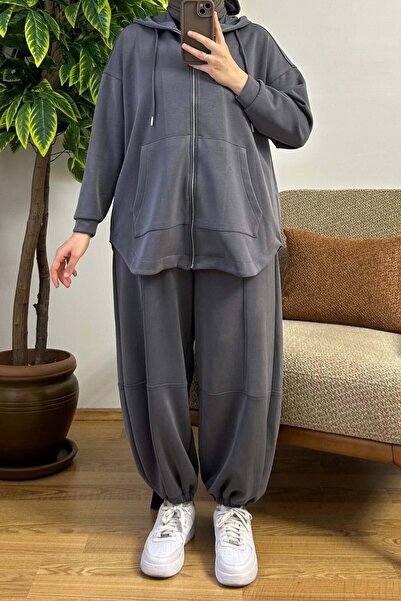 NeeŞ Moda Jogger Kapüşonlu Takım