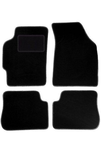 Autoalorria Covorase din velur pentru: Kia Shuma Sedan (1997-2004) (negru)