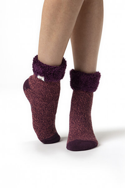 Heat Holders Αντιολισθητικές θερμικές κάλτσες Queenstown, μπορντό, 37-42