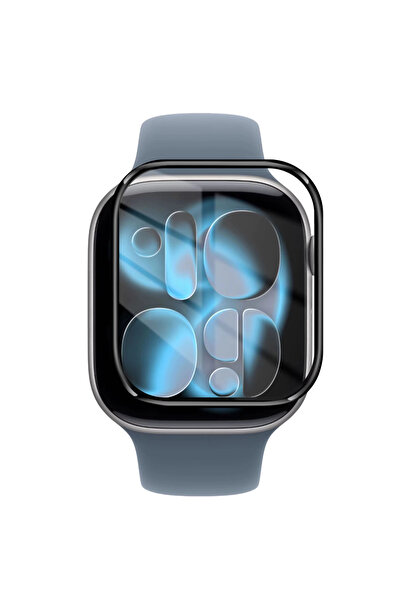 Forzacase Apple Watch 11 46mm ile uyumlu Çerçeveli Tam Kaplayan 3D Pet Ekran ...