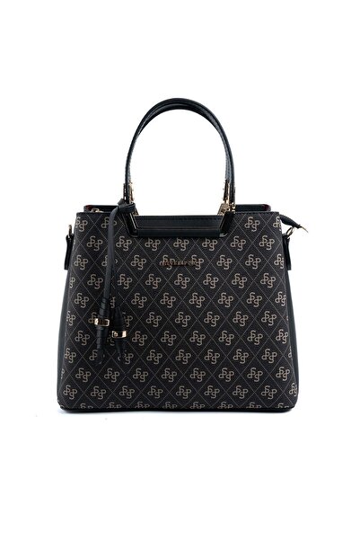 Silver Polo Silver & Polo Smoked - Black Sp969 Women's Handbag