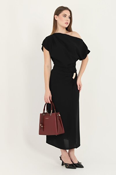 Silver Polo حقيبة يد نسائية بوردو SP969