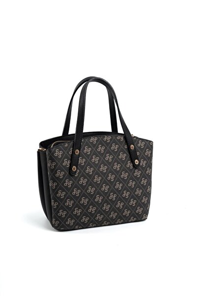 Silver Polo Silver & Polo Smoked - Black Sp1021 Women's Handbag