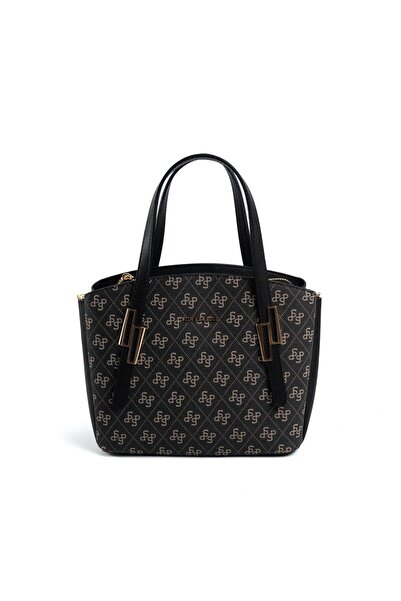 Silver Polo Silver & Polo Smoked - Black Sp1021 Women's Handbag