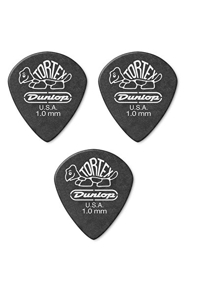 DUNLOP Jim 482R1.0 Gitar Penası 3 Adet Tortex Pb Jazz III Pena (1 mm)
