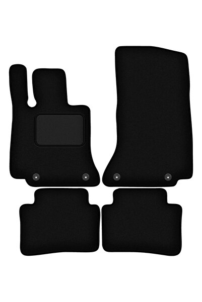 Autoalorria Covorașe auto din velur pentru: Mercedes Clasa C W206 Sedan, Estate (2021-) (Negru)