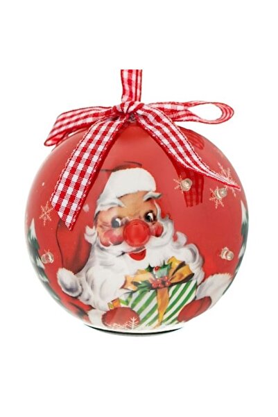 ANTBRO Στολίδι χριστουγεννιάτικου δέντρου (μπάμπα) με τον Άγιο Βασίλη και το ...