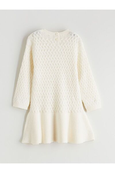LC Waikiki Lcw Kids Crew Neck Girls' Knitwear Dress