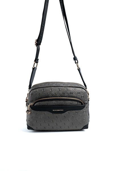 Silver Polo Platinum - Black Sp1201 Women's Crossbody Bag