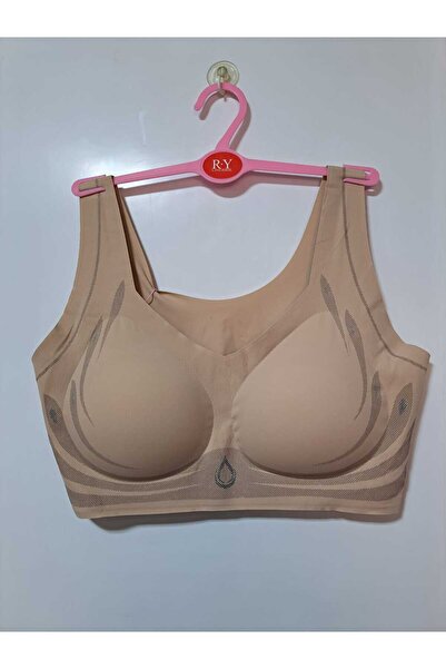 R.Y LINGERI Laser-Cut Removable Pad Gathering Stylish Comfortable No-Feel Gho...