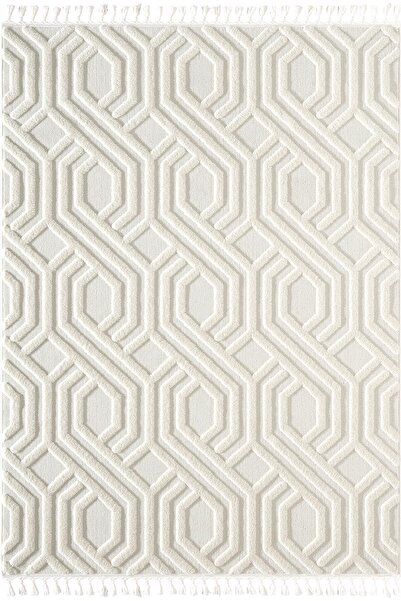 Karmen Halı Loop LP024W Gri Halı Dekoratif Sisal Yumuşak Bukleli Tozsuz Salon...