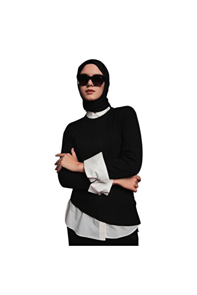 Armine Asymmetrical Cut Line Detailed Skirt Suit 25Ytd6119