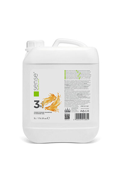 Sense Șampon, balsam și gel de duș 3 în 1 pentru hotel, 5 l
