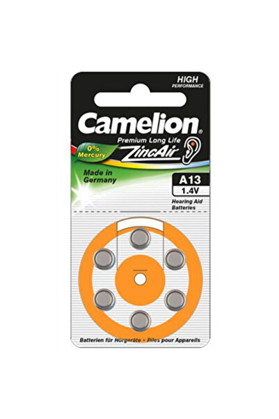 Other Camelion | A13/DA13/ZL13 | Celule de zinc cu aer | 6 buc.