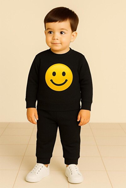 playwear Φούτερ με στάμπα με χαμογελαστά emoji που αναδεικνύει την ενέργεια τ...