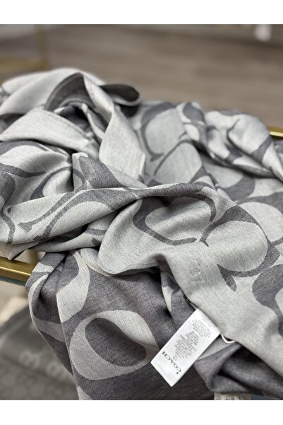 Şalcı Büyük c desen pamuklu YÜN İPEK şal uzun etiketli 4 mevsime uygun