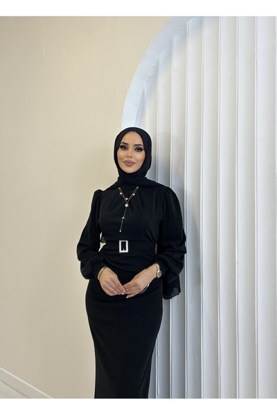 ZÜBİŞ BUTİK Monica simli tesettür abiye