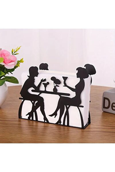 VENON Хора, седящи в черното кафене Метален държач за салфетки Маса Ресторант Кафене Хотел Държач за салфетки