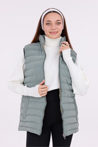 Royalside Жіночий зелений надувний жилет Mint Nova Fabric