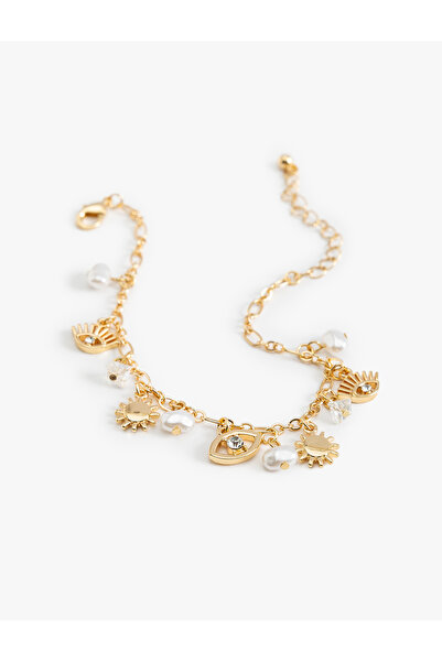 Koton Charm Detaylı Sallantılı Zincir Bileklik
