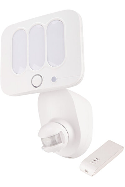 Evotools Proiector LED cu senzor de mișcare, telecomandă și alarmă - Putere p...