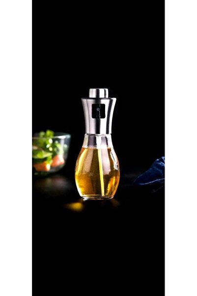 OEM Oil and vinegar spray container, glass and stainless steel, 200 ml + filling funnel