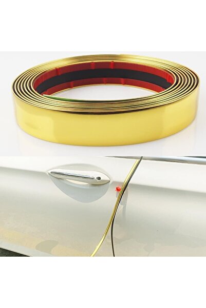 JollyMag Αυτοκόλλητο ρολό διακοσμητικών, 12mm x 15m, χρώμα χρωμίου ΧΡΥΣΟ