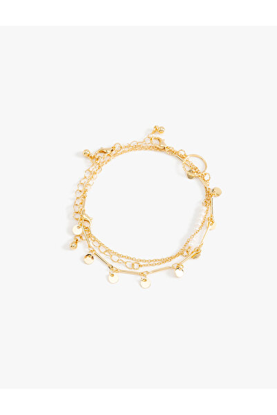 Koton Zincir Detaylı 3'lü Bileklik Seti