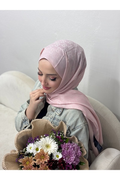 Şalcı İthal kumaş pamuklu YÜN İPEK şal çift renkli uzun etiketli