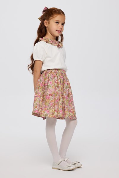 Made With Liberty Fabric Liberty Fabric Patterned Girl's Skirt