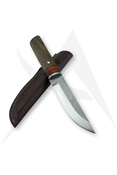 ARS CRAFT Pukko Outdoor Bıçak , Paduk-Ceviz, Siyah Çizgili