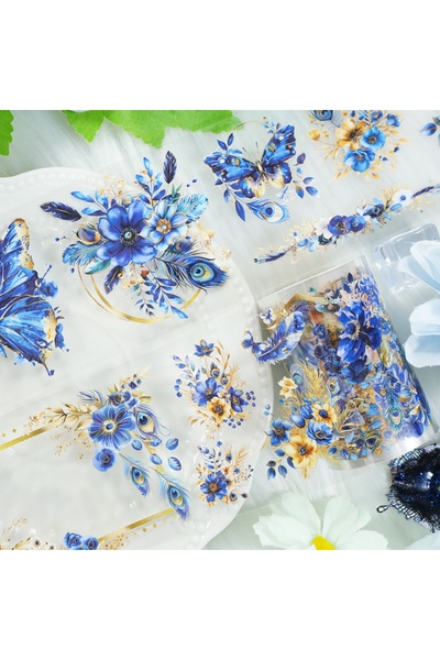 İthal G13-2m flori albastre PET Tape