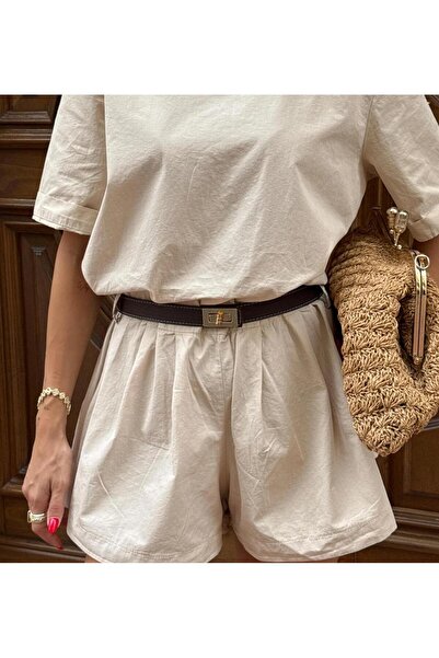 NOİR LUXE حزام أدورا قابل للتعديل بمشبك قفل